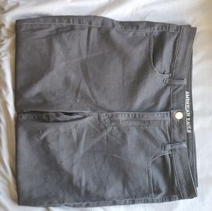 American Eagle super high-rise jegging in black